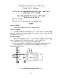 Đề tốt nghiệp CĐ nghề khóa 2 Điện công nghiệp (2008-2011) - Mã: ĐCN - LT 34 - Phần lý thuyết (kèm Đ.án)