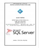 Giáo trình mô đun Quản trị CSDL MS SQL server (Nghề Quản trị mạng)