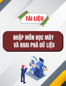 Tài liệu Nhập môn Học máy và khai phá dữ liệu