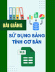 Bài giảng Sử dụng bảng tính cơ bản