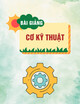Bài giảng Cơ kỹ thuật: Chương 4 - ThS. Trương Quang Trường
