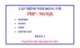 Bài giảng Lập trình web động với PHP/MySQL: Phần 1 - Tống Phước Khải (tổng hợp & biên dịch)