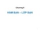 Bài giảng Lập trình hướng đối tượng C++‎ - Chương 6: Hàm bạn và lớp bạn