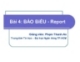 Bài giảng Microsoft Access: Bài 4 - GV. Phạm Thanh An