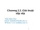 Bài giảng Cấu trúc dữ liệu và giải thuật: Chương 2.2 – Trần Minh Thái (2017)