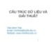 Bài giảng Cấu trúc dữ liệu và giải thuật: Chương 1 – Trần Minh Thái (2017)