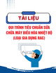 Tài liệu Qui trình tiêu chuẩn sửa chữa máy điều hòa nhiệt độ (Loại gia dụng RAC)